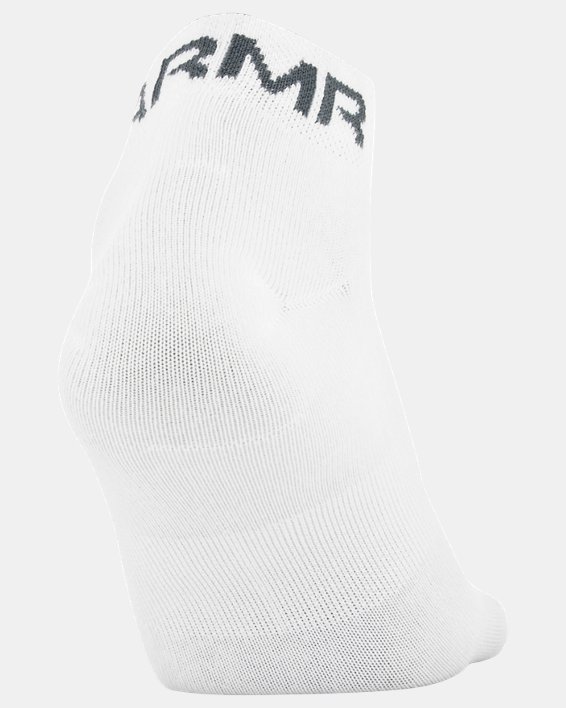 Men's UA Essential Low Cut Socks - 6-Pack, Gray, pdpMainDesktop image number 9